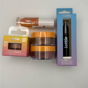NEW/SEALED Clean Girl Glow Bundle, Lottie London+OBX Balm Set, Viral Dewy Makeup